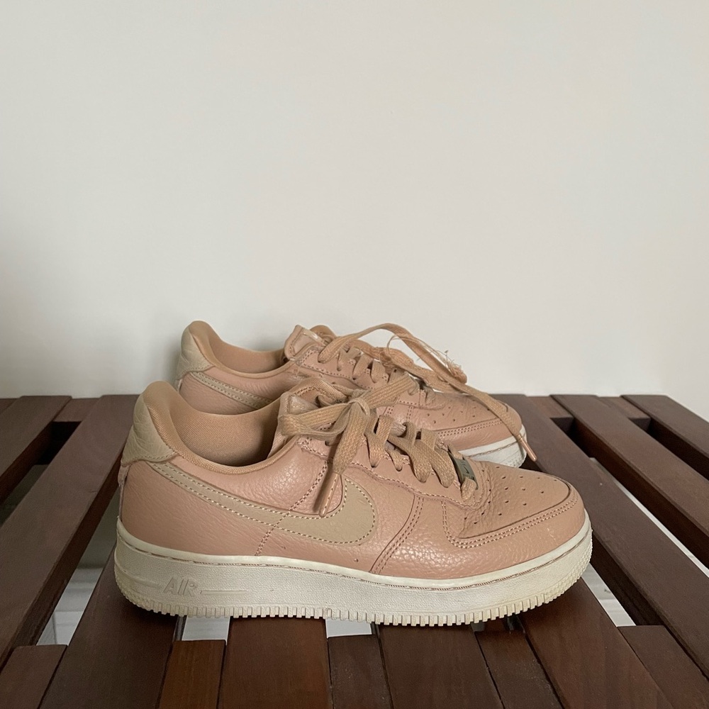 Tan Nike Air Force 1 ‘07 Craft Sneakers
